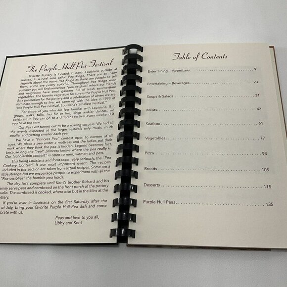 Follette Pottery Cookbook Recipe Ruston Louisiana Local Authentic Menu Food Chef - Picture 6 of 10